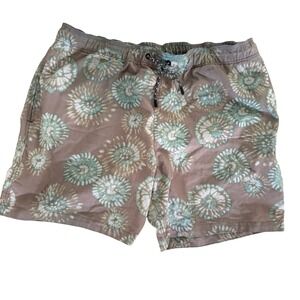 Toad & Co Board Shorts Size XL Organic Cotton Blend Swim Trunks‎ 7" Inseam Gray